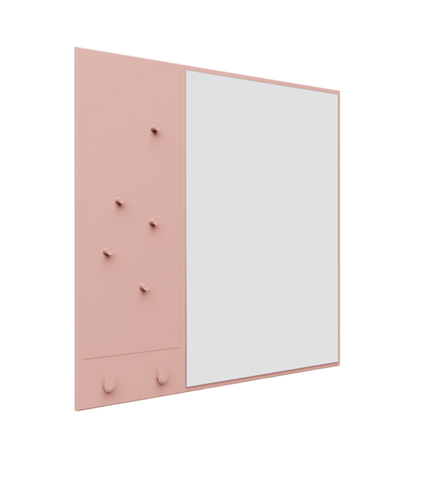 Montana Furniture  Memo Mirror with notice board, magnets and 2 hooks