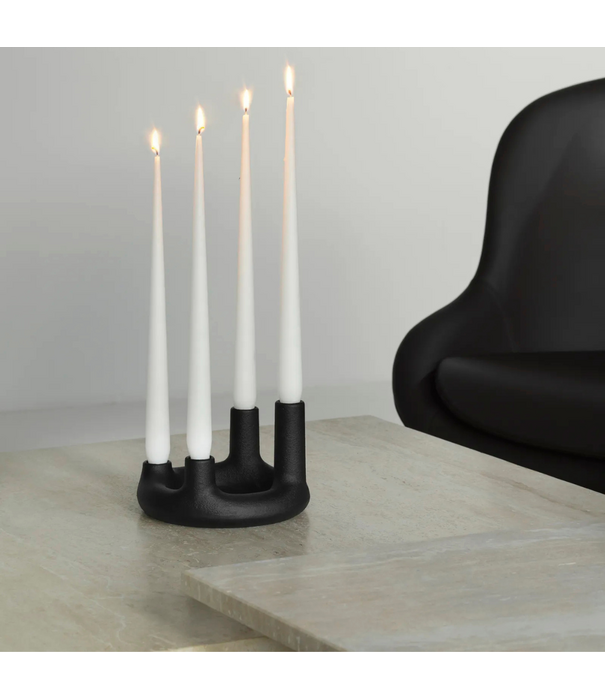 Normann Copenhagen  Trin Candle Holder, 100% Cast Iron