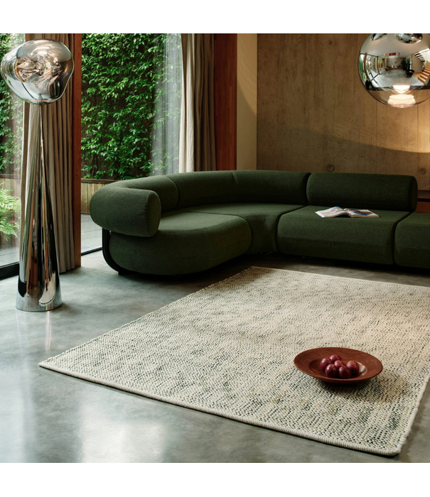 Tom Dixon  Tweed Vloerkleed wol groen