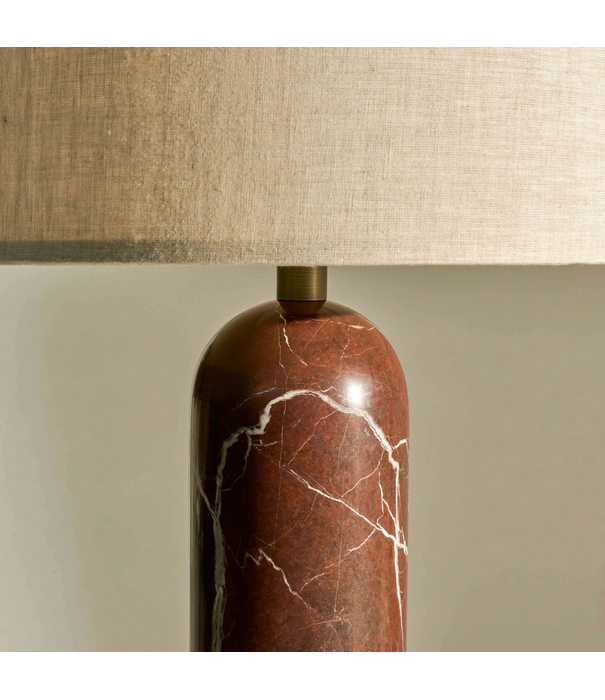 Gubi  Gravity Table Lamp marble, canvas shade