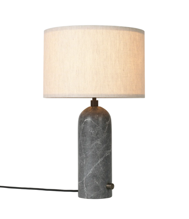 Gubi  Gravity TafelLamp marmer, canvas kap