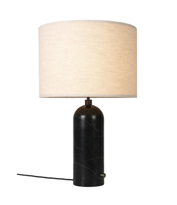 Gubi  Gravity TafelLamp  marmer, canvas kap