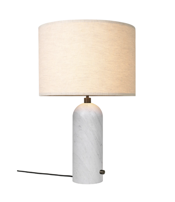 Gubi  Gravity TafelLamp  marmer, canvas kap