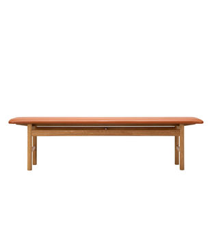 Mogensen Bench 3171 oak, seat leather