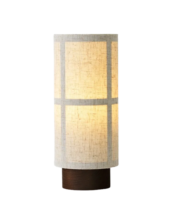 Audo Hashira Portable Lamp, raw linen