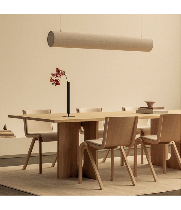 Audo Hashira Linear Hanglamp raw linen