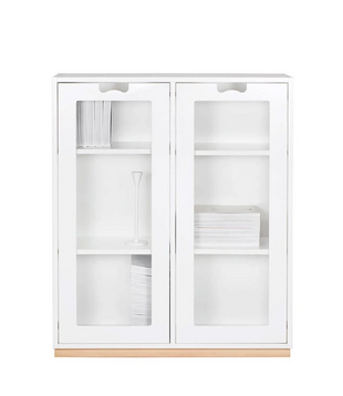 Snow E Kast, met glazen deuren