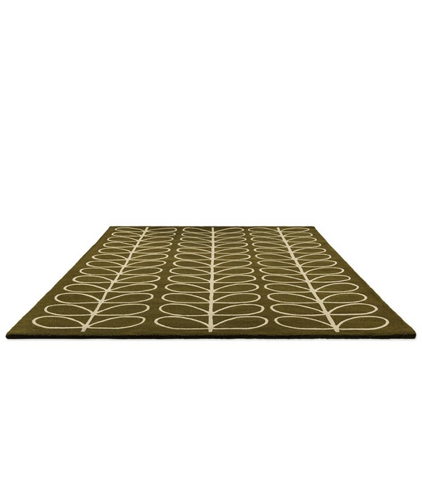 Brink & Campman  Orla Kiely Vloerkleed, Linear Stem Olive