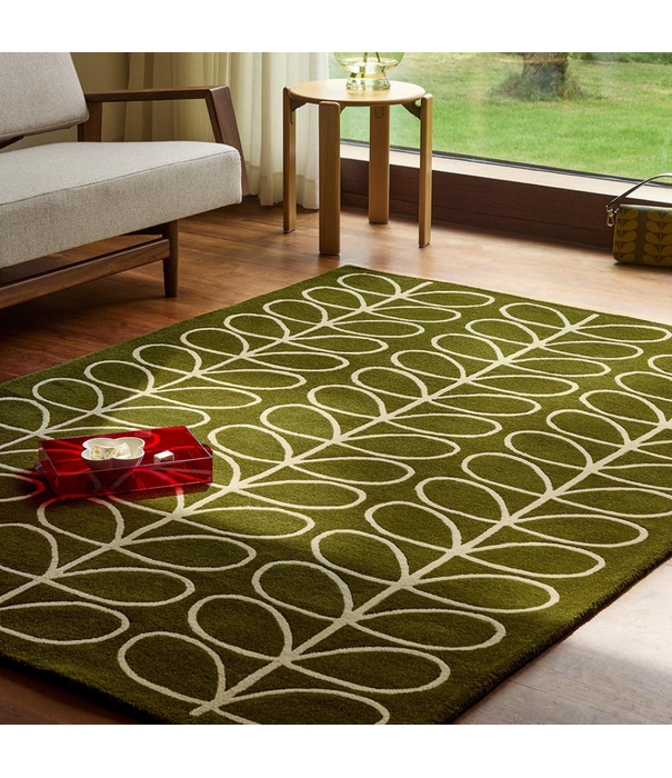 Brink & Campman  Orla Kiely Vloerkleed, Linear Stem Olive
