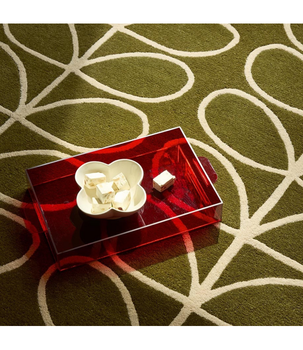 Brink & Campman  Orla Kiely Vloerkleed, Linear Stem Olive