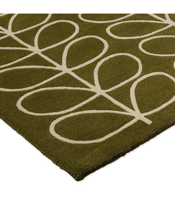 Brink & Campman  Orla Kiely Rug, Linear Stem Olive