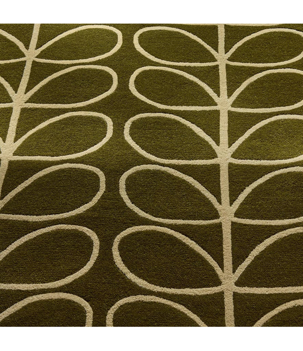 Brink & Campman  Orla Kiely Vloerkleed, Linear Stem Olive