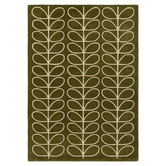 Orla Kiely Vloerkleed, Linear Stem Olive