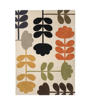 Orla Kiely Rug, Cut Stem - multi