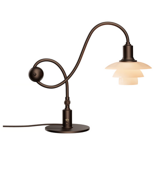 PH 1/1 Piano Tafellamp, dusty terracotta