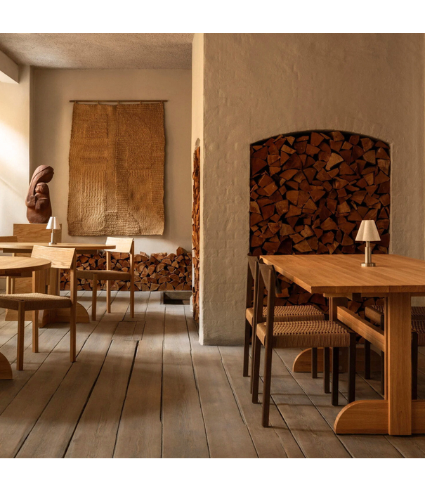 Audo Puffin eettafel, eiken 200cm