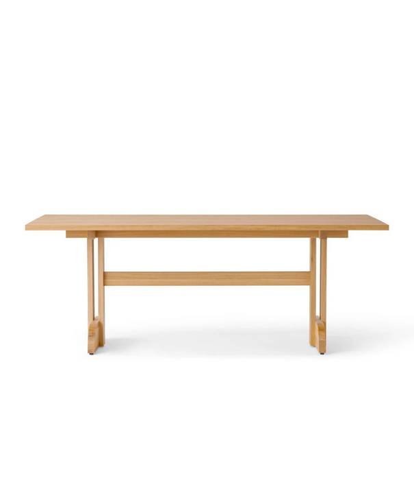 Audo Puffin eettafel, eiken 200cm
