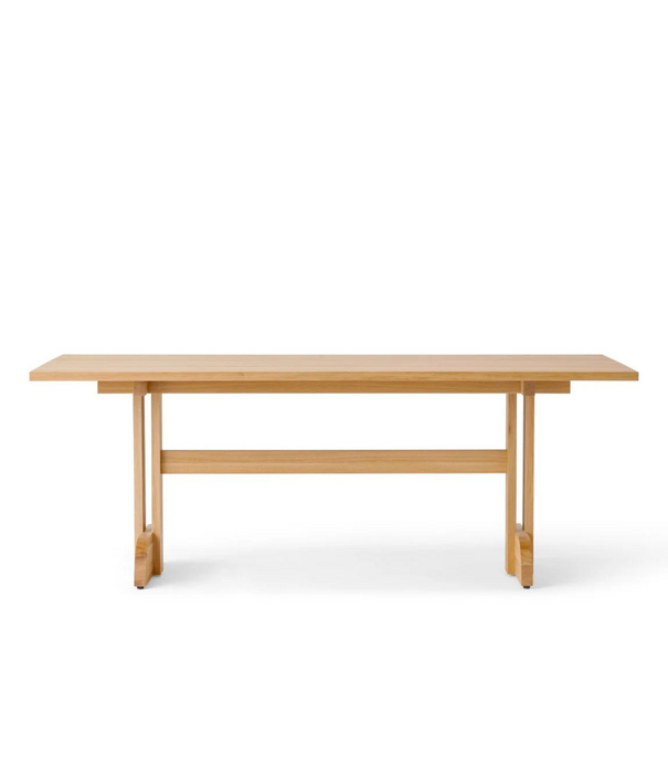 Audo Puffin eettafel, eiken 200cm