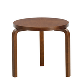 Aalto 90D Salontafel, walnoot gelakt berken