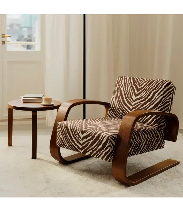 Artek  Aalto Armchair 400 Tank, berken, Tonus 4 grijs