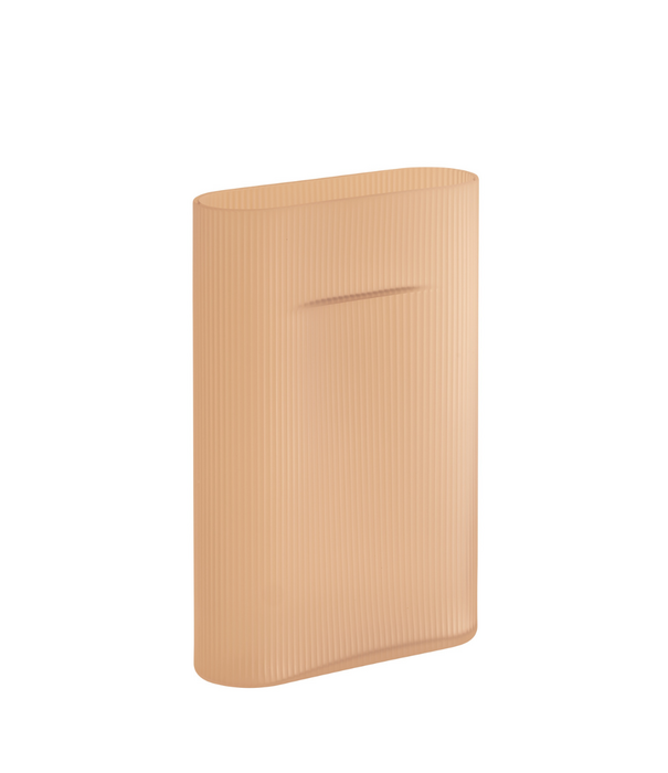 Muuto Ridge Frosted Vaas light orange