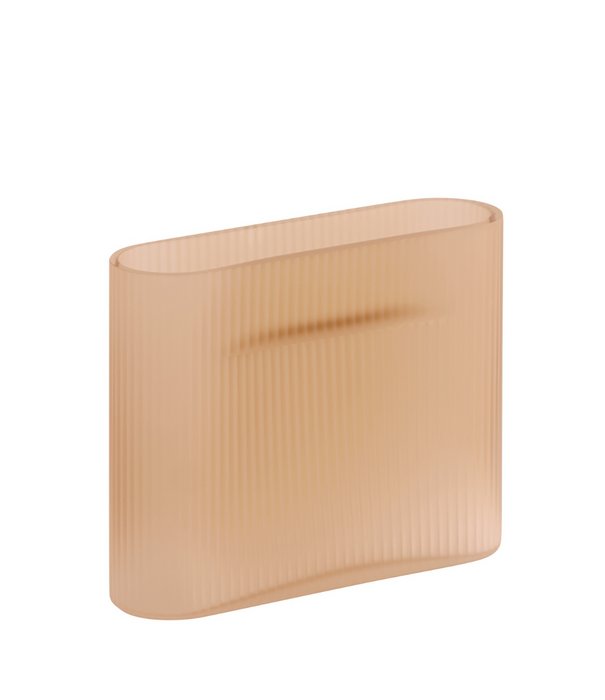 Muuto Ridge Frosted Vaas light orange