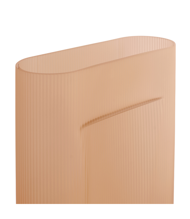 Muuto Ridge Frosted Vaas light orange