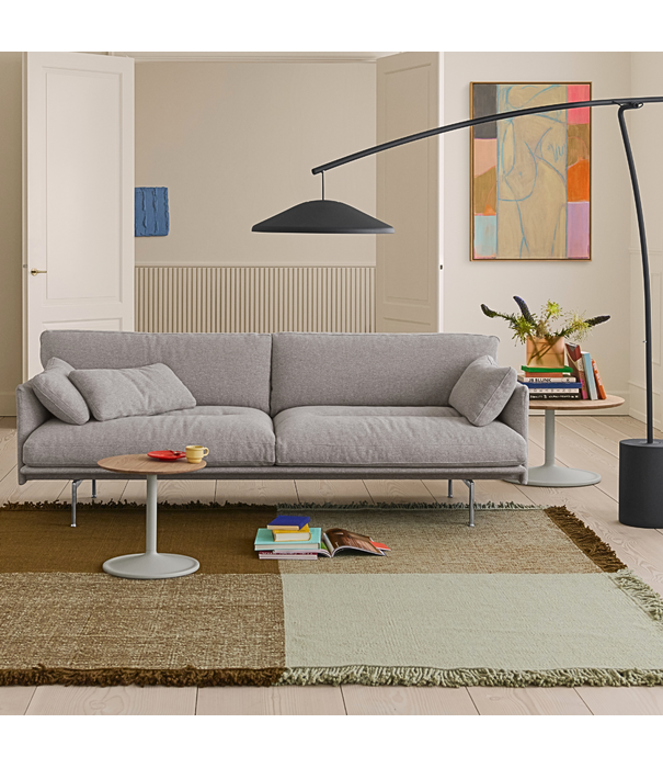 Muuto Ridge Frosted Vaas light orange