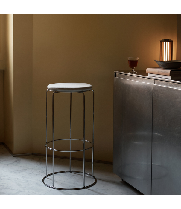 &Tradition Panton Wire VP15 Counter Stool mirror polished