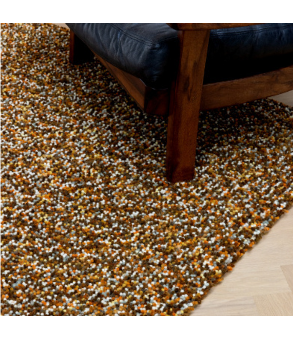 Brink & Campman  Pop Art Vloerkleed geel