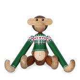 Christmas Jumper Monkey Small in Green