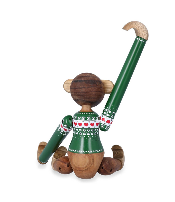 Kay Bojesen  Christmas Jumper Monkey Small in Green