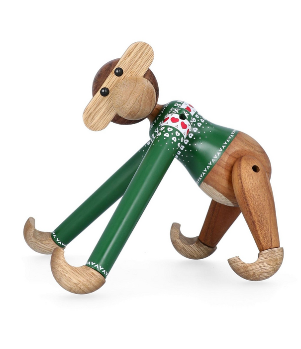 Kay Bojesen  Christmas Jumper Monkey Small in Green