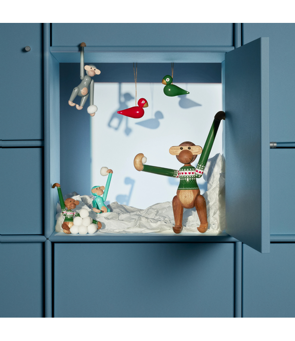 Kay Bojesen  Christmas Jumper Monkey Small in Green