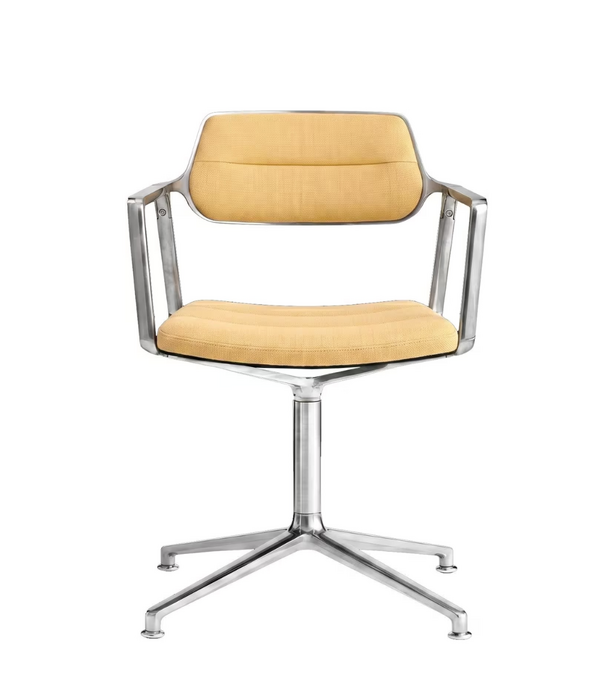 Vipp  453 Swivel Chair with gliders – Mesura Edition Yellow