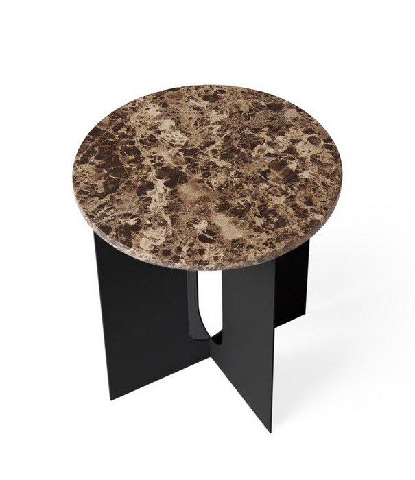 Audo Androgyne Bijzettafel Emperador marmer, zwart