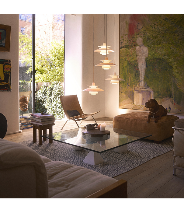 Louis Poulsen  PH5 Hanglamp 320 opaal beige