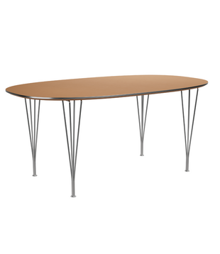 Superellipse B616 Tafel light amber laminaat 170cm