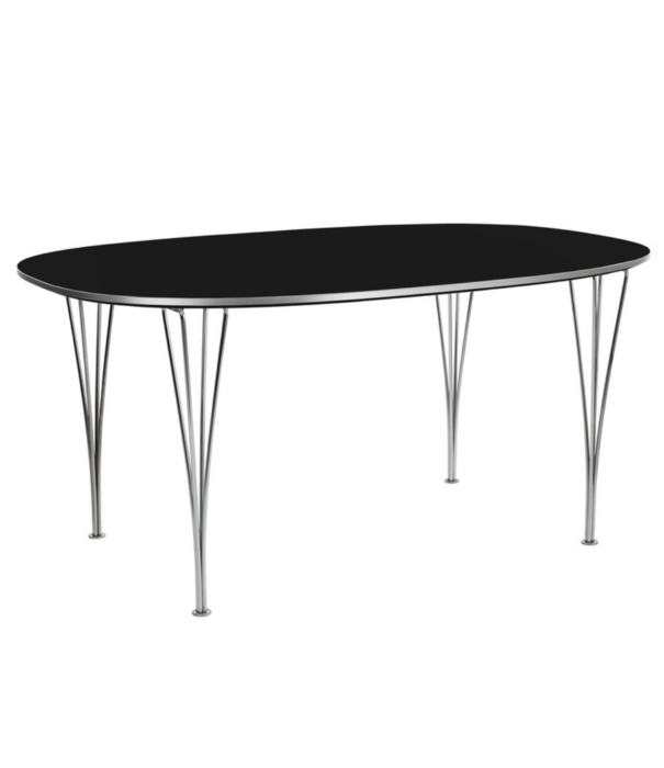 Fritz Hansen Superellipse B616 Table rusty red laminate 170cm