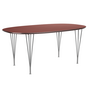 Superellipse B616 Tafel rusty red laminaat 170cm
