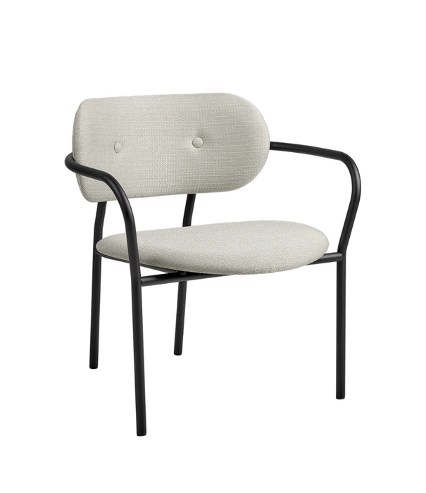 Gubi  Coco Lounge Stoel Eero Special 106,  zwart frame