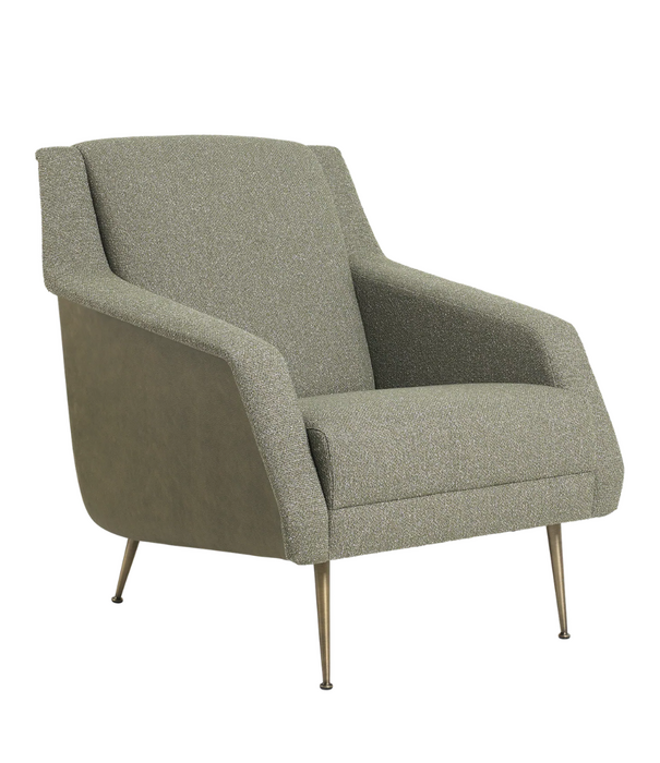 Gubi  CDC.1 Lounge Stoel Gubi Boucle 05 bruin, zwart poten