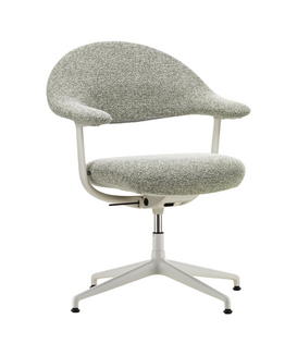 Mynt Soft Chair 4 star base, Nubia ivory / forest