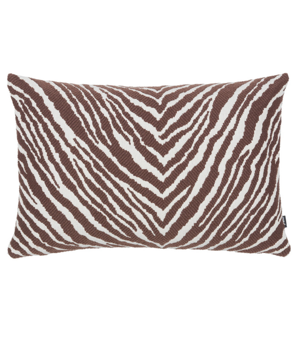 Artek  Zebra Kussenhoes brown - off white