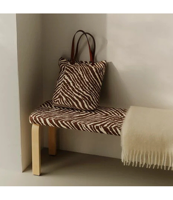 Artek  Zebra Kussenhoes brown - off white