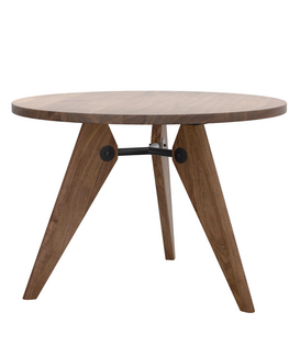 Guéridon Table oiled walnut