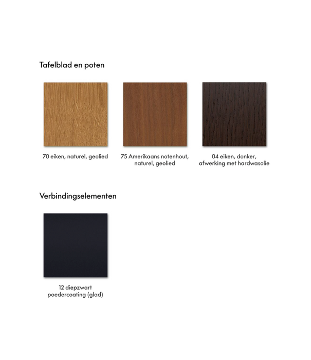 Vitra  Gueridon Dining Table solid oiled oak