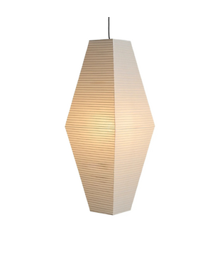 Paper Shade Lampenkap Prism klassiek wit 110cm