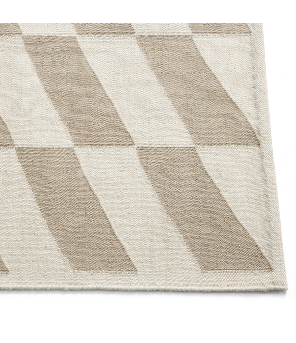 Hay  Shift Kelim Rug Beige / Off-White