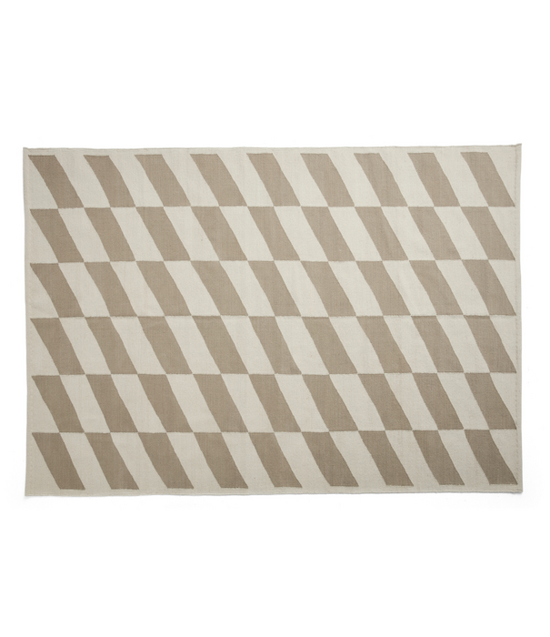 Hay  Shift Kelim Vloerkleed Beige / Off-White